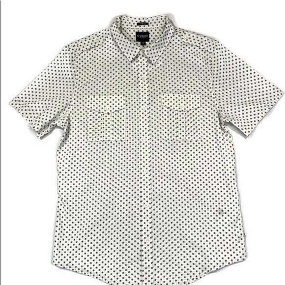 SOLD - GRAILED Guess Mini Geo Military Short Sleev - Picture 3 of 7